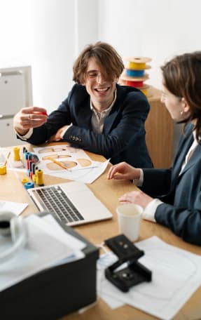 Black professional in fintech business setting